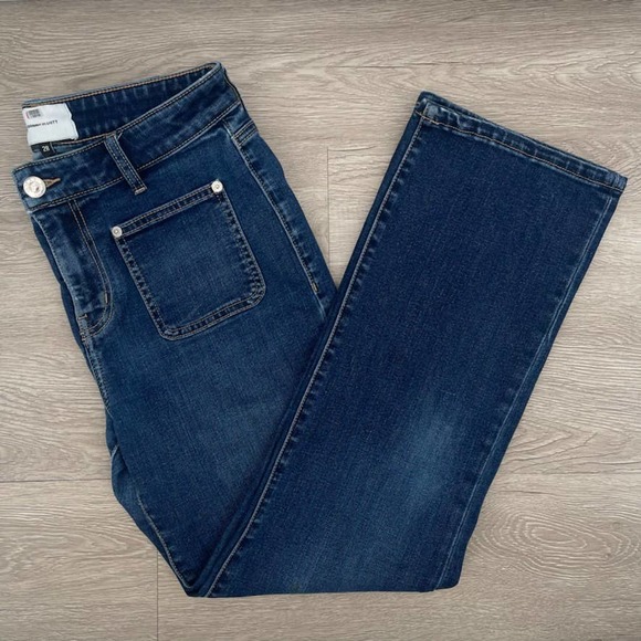 CURRENT/ELLIOTT Jeans Crop High Waisted - Size 28 - Picture 1 of 11